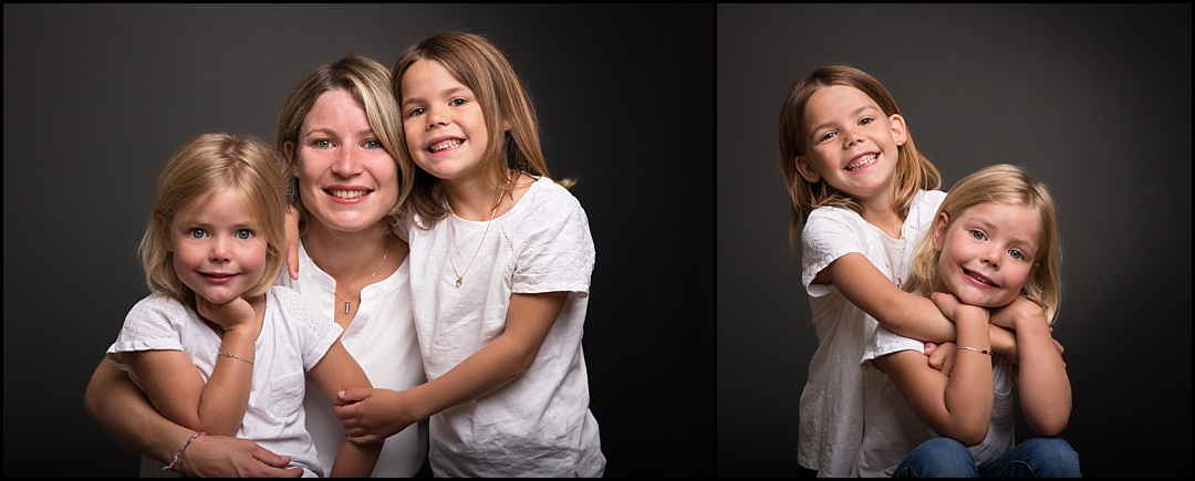 Séance photo famille au Vésinet avec les parents leurs deux enfants